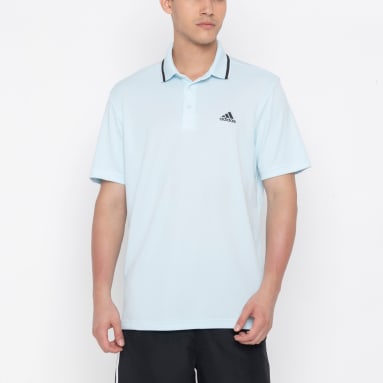 Men Training Blue M CS CB POLO