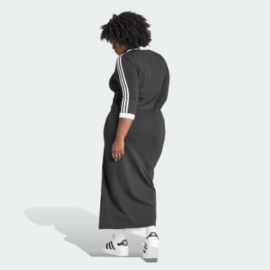 adidas Long Sleeve Bodysuit (Plus Size) - Black