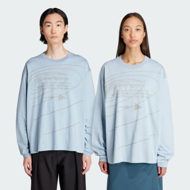 Koszulka Terrex + and wander Xploric Long Sleeve (Gender Neutral) Niebieski