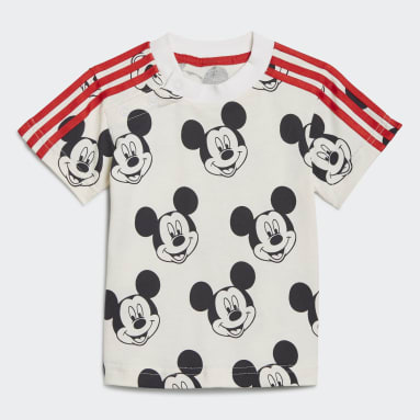 Conjunto de Verano Disney Mickey Mouse Blanco Niño Sportswear