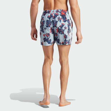 Short Floral CLX Short-Length Blu Uomo Sportswear