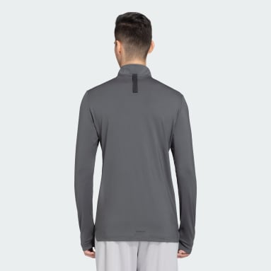WORKOUT+TRAINING 1/4-ZIP LONG SLEEVE TEE