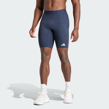 Legginsy Adizero Running Short Niebieski