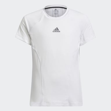 Girls Sportswear Hvid XFG AEROREADY Breathable Slim Training T-shirt