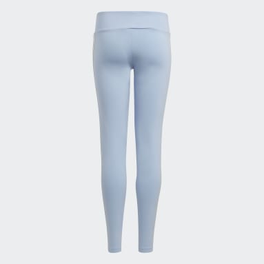 Hue Solid Blue Leggings Size X-Small (Kids) - 27% off