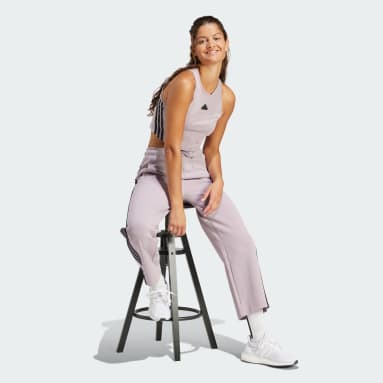 Top Future Icons 3 bandas Violeta Mujer Sportswear