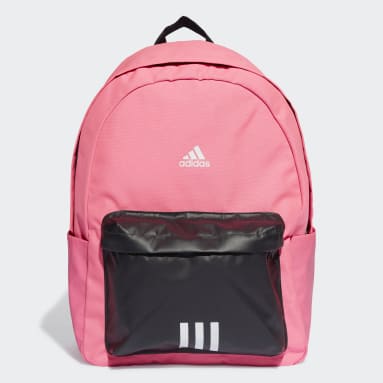 Mochila Classic Badge of Sport 3-Stripes Rosa Training