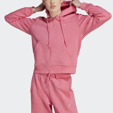 Veste à capuche entièrement zippée en molleton ALL SZN Rose Femmes Sportswear