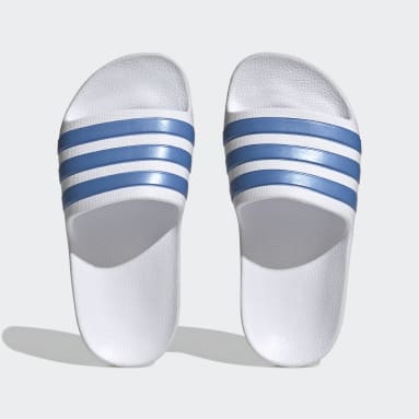 Claquette Adilette Aqua blanc Enfants 4-8 Years Sportswear