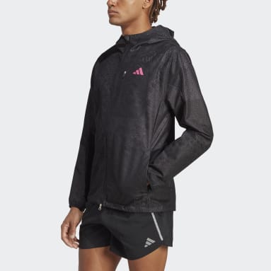 Άνδρες Τρέξιμο Μαύρο Adizero Engineered Film Jacket