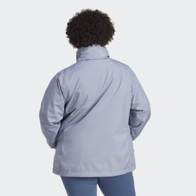 Terrex Multi RAIN.RDY 2-Layer Regnjakke (store størrelser) Lilla