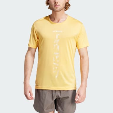 Mænd TERREX Orange Terrex Agravic Trail Running T-shirt