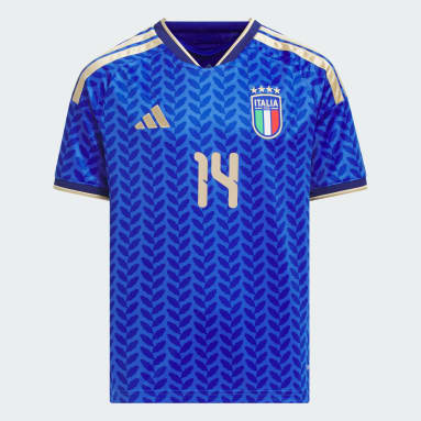 Italy 26 Home Chiesa Kids Jersey