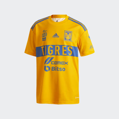 Jersey Uniforme de Local Tigres UANL 22/23 Amarillo Niño Fútbol