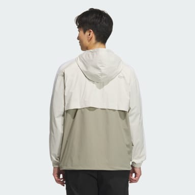 【ゴルフ】クオータージップ　フード　プルオーバー 長袖