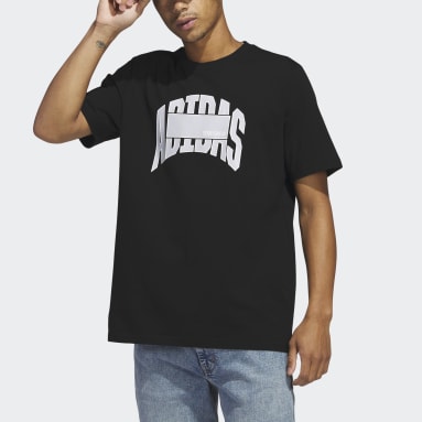 T-shirt graphique adidas Sportswear Block noir Hommes Sportswear