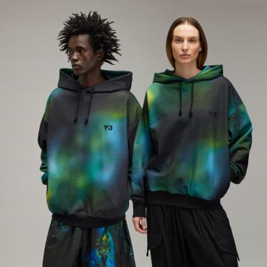 เสื้อฮู้ดผ้าเทอร์รีย์ Y-3 AOP