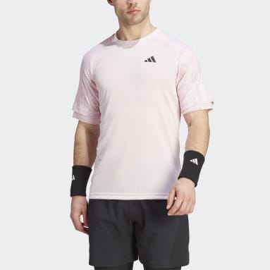 Camiseta Melbourne Ergo Tennis HEAT.RDY Raglan Rosa Hombre Tenis