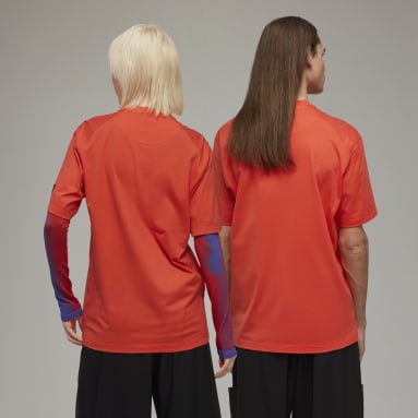 Y-3 Relaxed Short Sleeve Tee Rosso Y-3