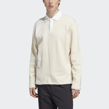 adidas RIFTA Metro Long Sleeve Rugbytrøye Beige