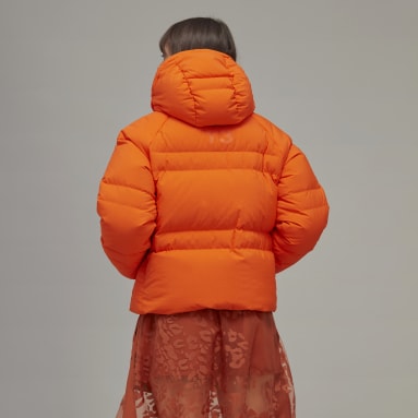 Women y_3 Orange Y-3 클래식 퍼프 다운 자켓