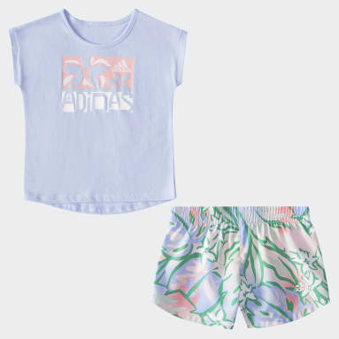 Infant & Toddler Sportswear Blue IGTANK WVN AOP SHORT SET