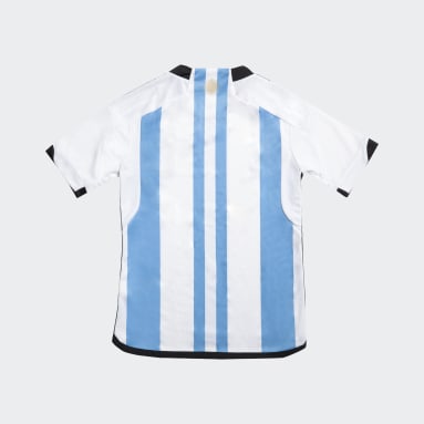 Camiseta Titular Argentina 22 Blanco Niño Fútbol