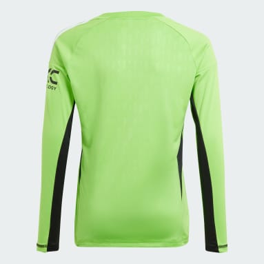 Koszulka Manchester United Tiro 23 Long Sleeve Goalkeeper Kids Zielony