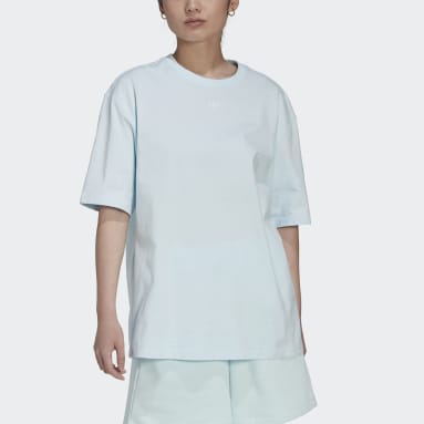 T-shirt Adicolor Essentials Bleu Femmes Originals