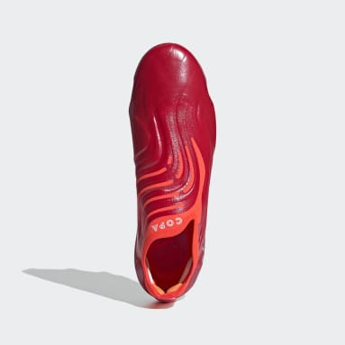 Zapatos de Fútbol Copa Sense+ Terreno Firme Rojo Hombre Fútbol