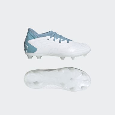 Botines Predator Accuracy.3 Terreno Firme Blanco Niño Fútbol