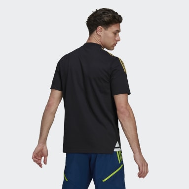 Men Football Black Juventus Condivo 22 Polo Shirt