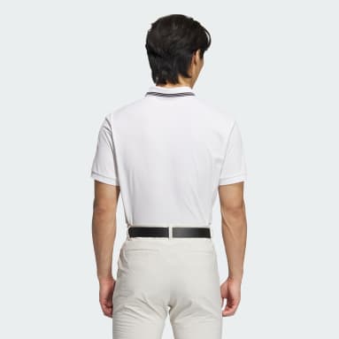 3-Stripes Short Sleeve Ribbed Polo Shirt