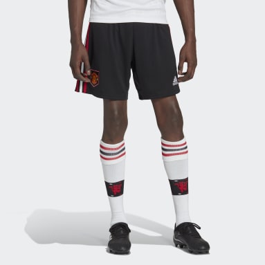 Shorts Uniforme de Visitante Manchester United 22/23 Negro Hombre Fútbol