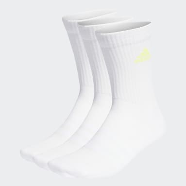 Cushioned Crew Socks 3 Pairs Bialy