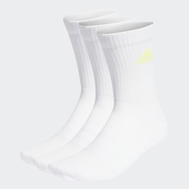 Gym & Training White 쿠션드 크루 삭스 3P