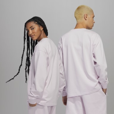 Lifestyle Pink Pharrell Williams Basics Long Sleeve Tee (Gender Neutral)