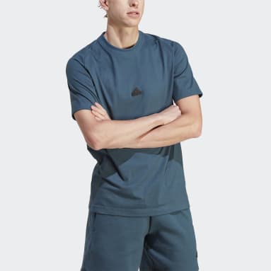 T-shirt adidas Z.N.E. Turquoise Hommes Sportswear