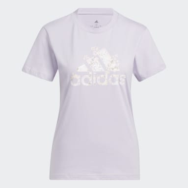 Floral Badge of Sport Graphic T-Shirt