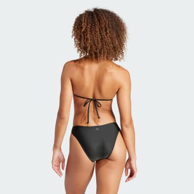 Women Sportswear Black Neckholder Bikini