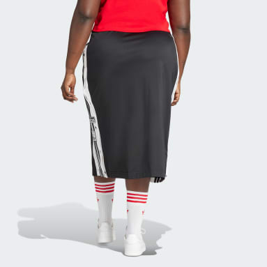 Kvinder Originals Sort Adibreak Plus Size nederdel