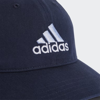 Lifestyle Blue Two-Colour Embroidered Logo Dad Cap