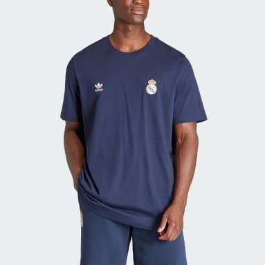 T-shirt Essentials Trefoil Real Madrid Blu Uomo Calcio
