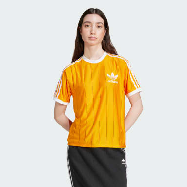 เสื้อยืดลายทาง Adicolor 3-Stripes