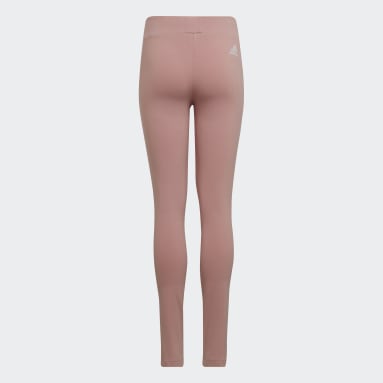Mallas Future Icons Cotton 3 bandas Rosa Niña Sportswear
