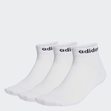 Calcetines blancos tobilleros deporte Adidas Color BLANCO Talla 28-30