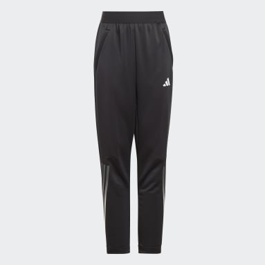 Train Icons AEROREADY 3-Stripes Knit Bukse Svart
