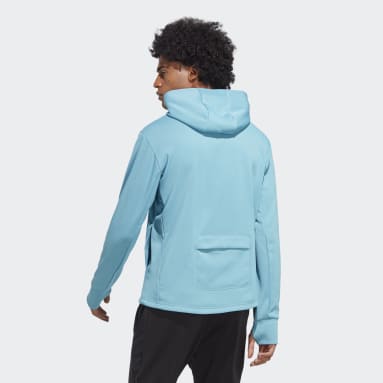 Sudadera con capucha Made to be Remade AEROREADY Running Azul Hombre Running
