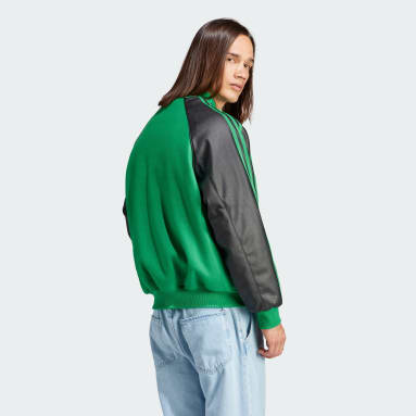 남성 Lifestyle Green SST 봄버 재킷
