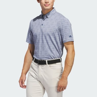 Men Golf Blue Go-To Novelty Polo Shirt